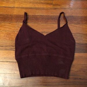 Garnet pacsun obey crop top